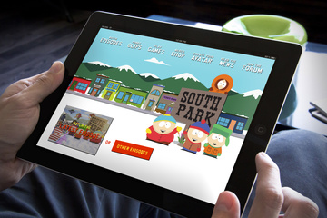 South Park — Re-design van de website